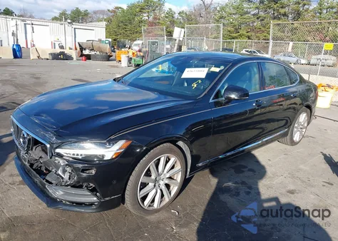2018 Volvo S90 T6 Inscription from USA, damaged, VIN LVY992ML0JP034745